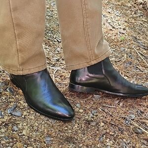 Alberto Guardiani Mens Ankle Chelsea Boot Leather Size 39